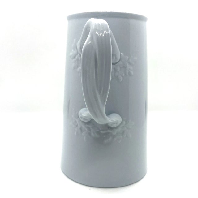 Copeland Vintage Copeland Spode Creamware Embossed Milk Pitcher, Fine Stone, Grapevine, English Porcelain For Sale - Image 4 of 8