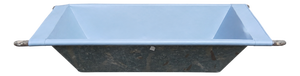 Large Vintage Galvanized Steel Farmhouse Sink, 1950s