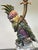Parrot Lamp in Ceramic and Brass For Sale - Image 4 of 11
