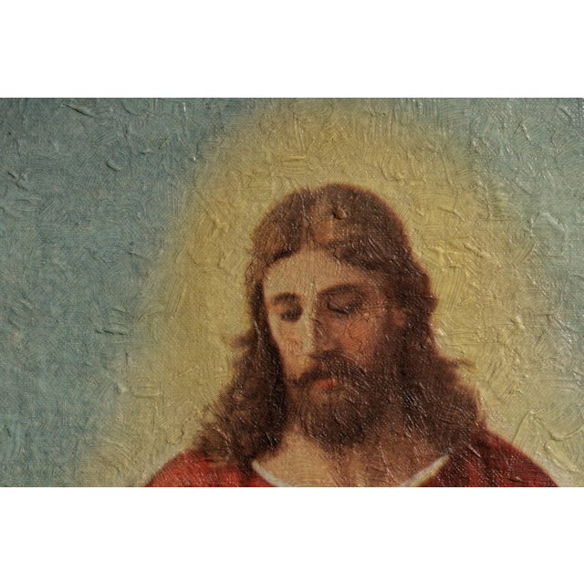 Mid 20th Century The Good Shepherd | Lighted Plastic Funeral Home Art Display For Sale - Image 5 of 10