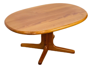 Danish Oval Teak Coffee Table from Glostrup Møbelfabrik, 1960