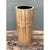 Vintage Coconut Shell Cylindrical Umbrella Stand For Sale - Image 11 of 12