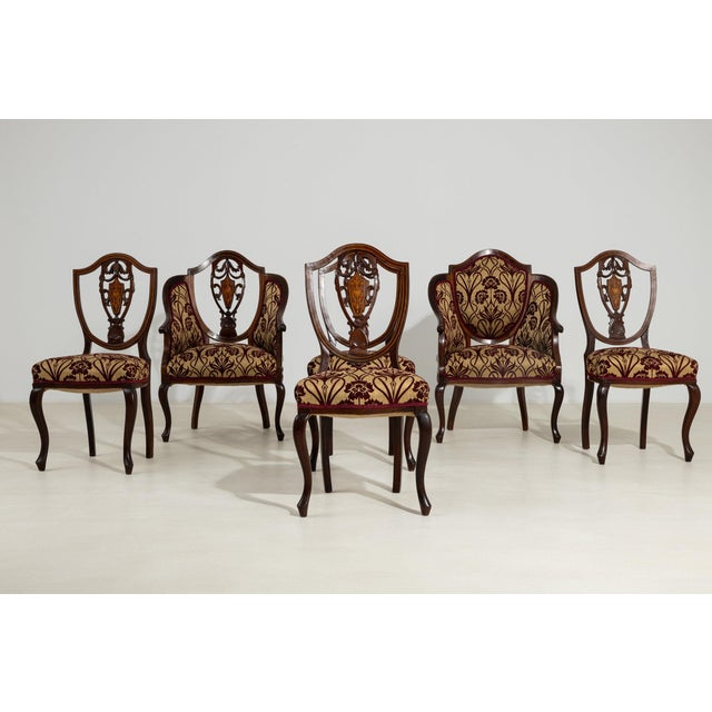 19th Century 19th Century France Red Wood Dining Chair For Sale - Image 5 of 10