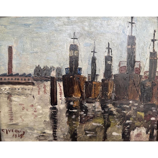 C J Verney, 1935, Oil on Masonite For Sale - Image 7 of 14