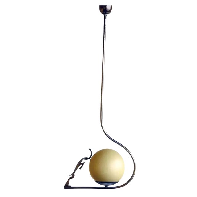 Ceiling Lamp by Karl Hagenauer, Austria, 1920s For Sale