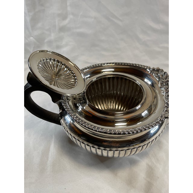 1899 Goldsmiths & Silversmiths Co Sterling Silver Large Milk Pitcher Cherub For Sale - Image 10 of 15