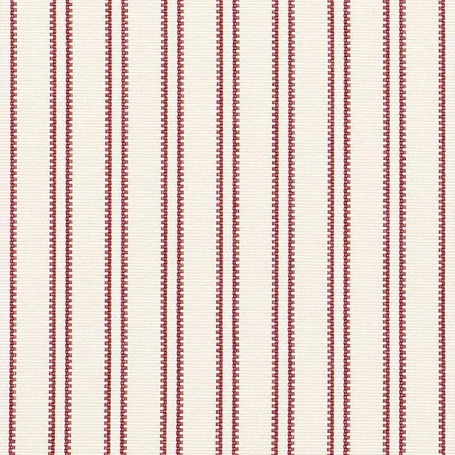 Sample - Schumacher Morrison Fabric in Red For Sale