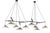 Emily Group of Nine Pendant Light in Oxidized Steel by Daniel Becker for Moss Objects For Sale