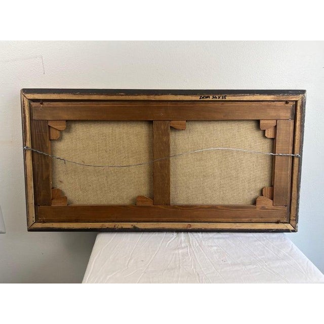 19th Century Continental Oil on Canvas With Putti in Giltwood Frame For Sale - Image 15 of 15