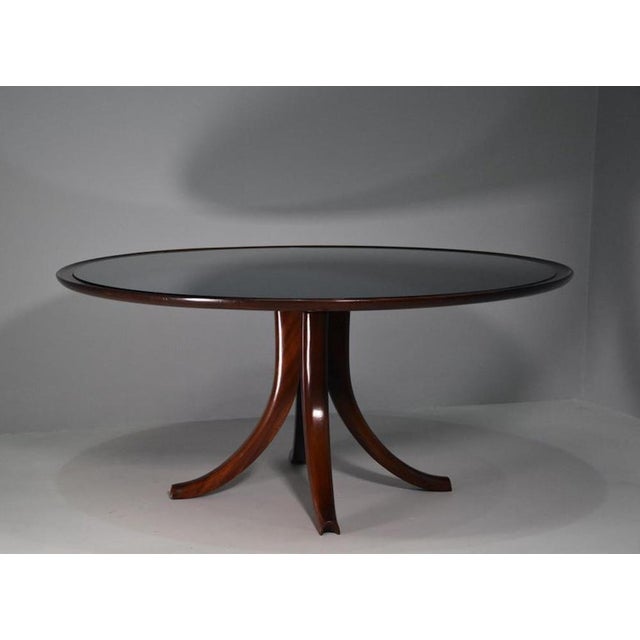 1940s Versone Coffee Table in Blue Mirrored Glass by Pietro Chiesa for Fontana Arte, 1940 For Sale - Image 5 of 13