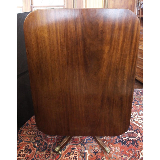 C. 1800 English George III Tilt-Top Breakfast Table For Sale - Image 4 of 12