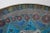 Mid Century Modern Fantoni Style Salt Glaze Textural Ceramic Bowl Turquoise, Purple, Blue, Italy For Sale In Miami - Image 6 of 10