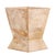 This elegant waste basket features a sophisticated hour-glass silhouette covered in a textured parchment finish. With a...