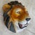 Mid 20th Century Mid 20th Century Large Head Wall Decor Lion From Italy For Sale - Image 5 of 9