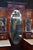 Antique Edwardian Mahogany Marble Top Drop Center Dressing Table Vanity 46" For Sale - Image 4 of 17