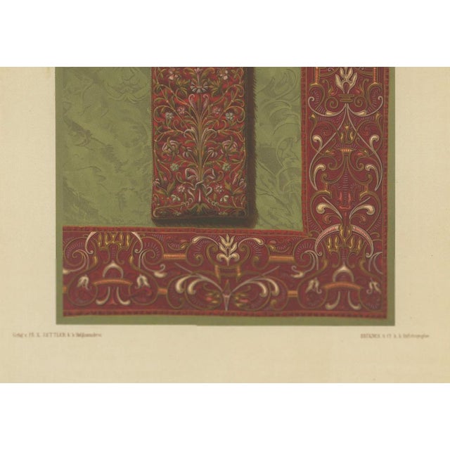 F. X. Zettler, Bavarian Ecclesiastical Chromolithographs, 1874, Prints, Set of 2 For Sale - Image 9 of 11