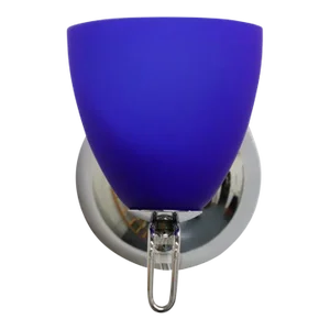 Modern Toso Wall-Ceiling Lamp Murano Blue Glass