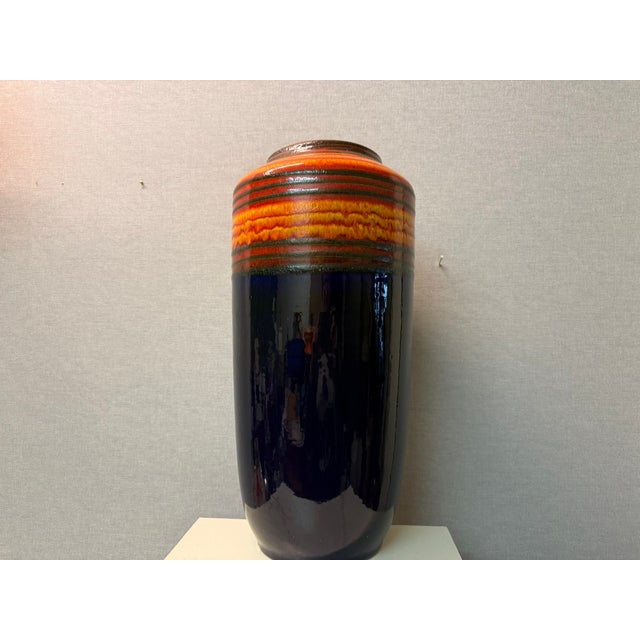 Vintage Fat Lava Floor Vase from Scheurich, 1970s For Sale - Image 9 of 18