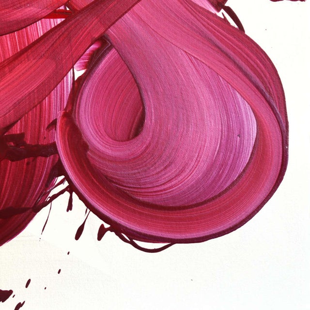 Contemporary Avp_1519 - Large Original Contemporary Abstract Acrylic Painting on Paper by Alex Voinea For Sale - Image 3 of 7