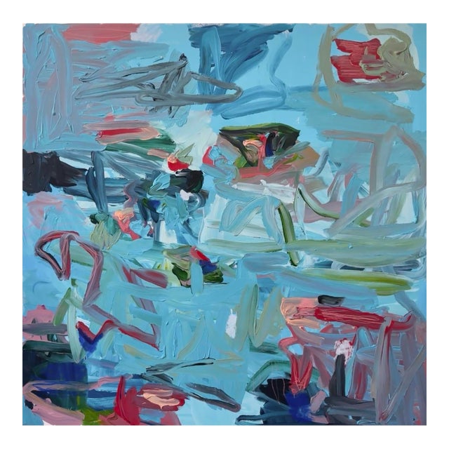 “Swim Meet” Original Painting by Hayley Morée For Sale