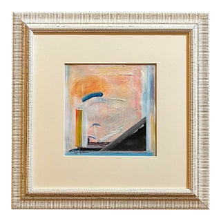 Abstract Expressionist Painting, ‘Harbor’ For Sale