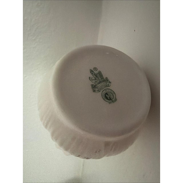 1960s Vintage BELLEEK " LILY OF THE VALLEY" 6 1/2” Vase, Beleek 5th Mark (1955-65) For Sale - Image 5 of 5