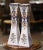 Ceramic Pair of 19th Century French Hand-Painted Faience Trumpet Vases For Sale - Image 7 of 11