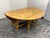 72 Inch Vintage Oak Wood Drop Leaf Console to Dining Table For Sale - Image 4 of 12