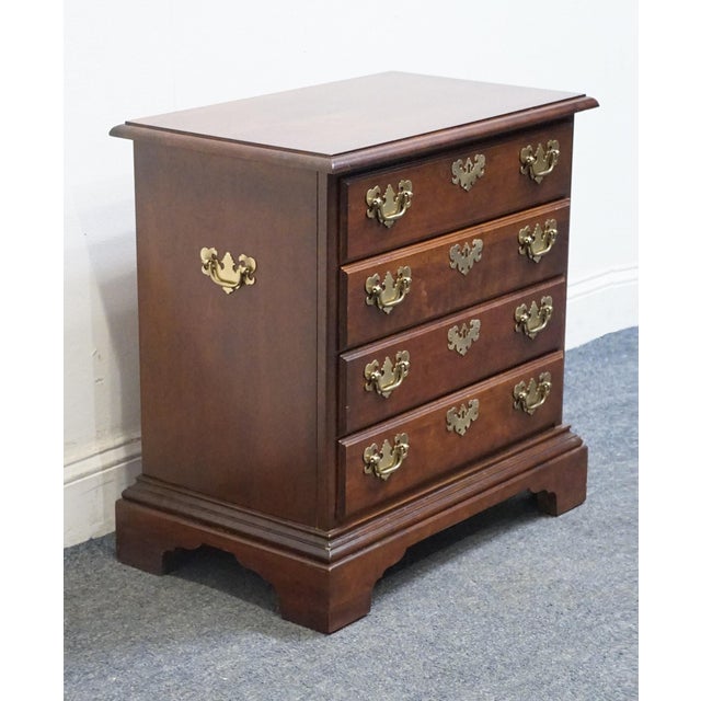 AMERICAN DREW Solid Cherry Traditional Style 24" Chairside Chest / Accent End Table 44" High 24" Wide 15" Deep We...