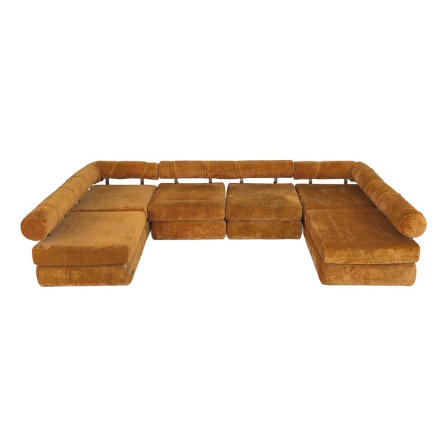 Italian Modular Sofa, 1970s For Sale