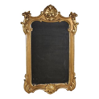 20th Century Italian Painted and Gilded Mirror, 1950s For Sale