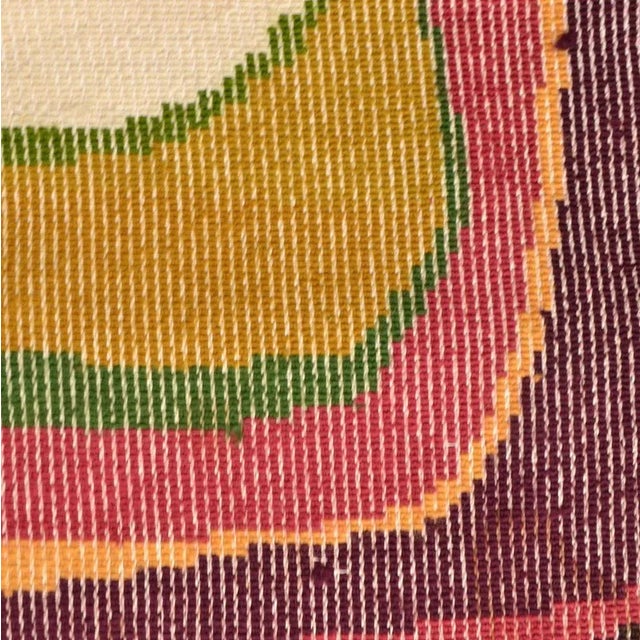 Mid-Century Modern Art Rug in Wool, 1950s For Sale - Image 9 of 11