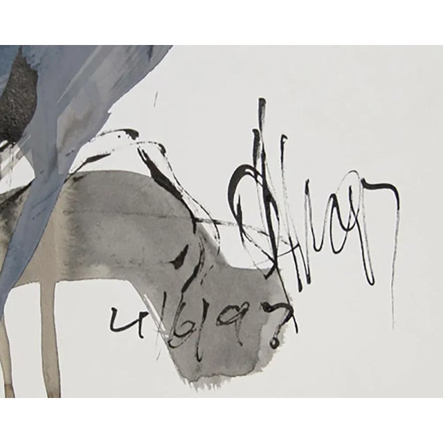 Artist: David Stern Title: Portrait Year: 1997 Medium: Acrylic & Mixed Media on Paper, signed l.r. Size: 30 x 22 inches...