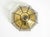 Black Vintage Glass Ceiling Lamp in Octagon Shape from Limburg, 1970s For Sale - Image 8 of 18