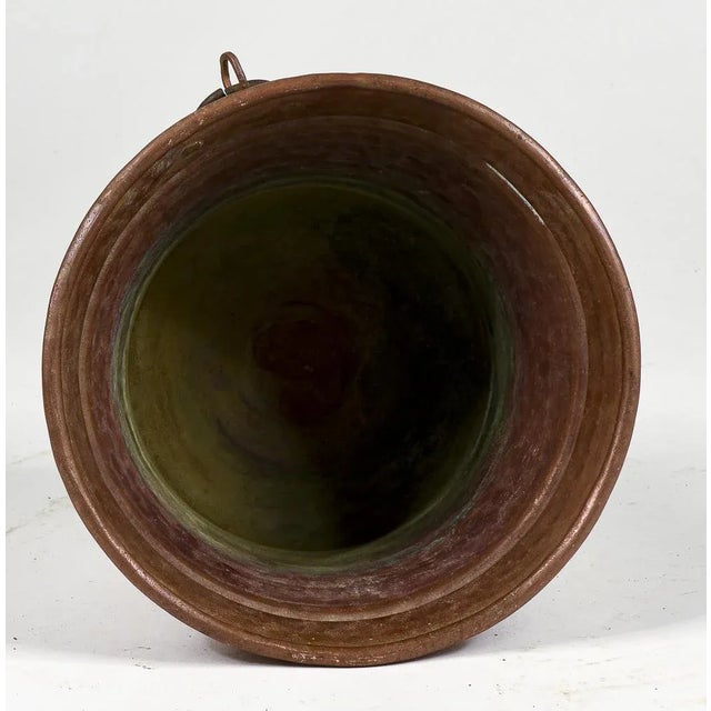 Metal Mid-Century Heavy Copper Pottola Pan For Sale - Image 7 of 9