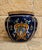 Blue Renaissance Style Glazed Earthenware Cachepot with Heraldic Decoration from Gien For Sale - Image 8 of 8
