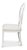 Interlaced loops of carved beechwood form open oval backs that allow a clear view through the ribbon pattern. Painted...