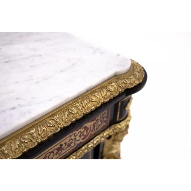 Antique Mid-19th Century Boulle Chest of Drawers, France For Sale - Image 13 of 17