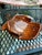 Boho Chic Vintage Wooden Hands Offering Bowl Catchall For Sale - Image 3 of 6