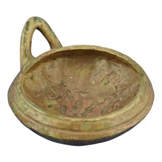Vintage Medieval Etruscan-Style Ceramic Bowl by Ferdinando Foderini for Kamars, 1960s For Sale