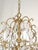 Offered for your consideration is an original Antique Super Fussy Birdcage Gleaming Brass Cut Lead Glass Crystal...
