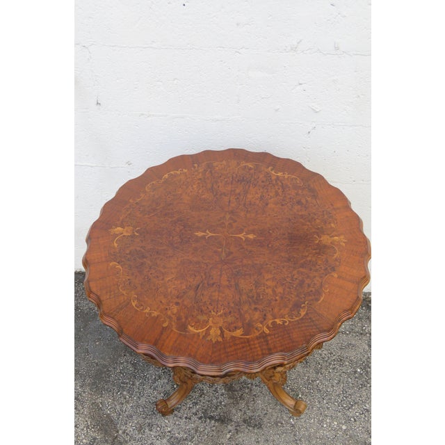 This Side Table is made of wood, solid wood, burlwood, and veneer. This beautiful side table has French style and design,...
