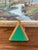 Mid-Century Modern Possibly Teak and Twisted Metal Triple Candle Holder With Geometric Base For Sale - Image 10 of 10