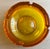 Mid-Century Modern Mid Century Modern Vintage 60's Bright Orange and Yellow Large Heavy Glass Ashtray or Catchall For Sale - Image 3 of 6