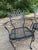 1960s Woodard Florentine Orleans Pattern Iron Patio Chairs - Set of 4 For Sale - Image 5 of 12