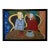 Whimsical Painting “Women With Coffee” 1997 For Sale