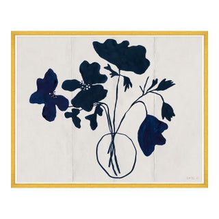 Anemone (var. 1) by Susan Hable, Gold Frame For Sale
