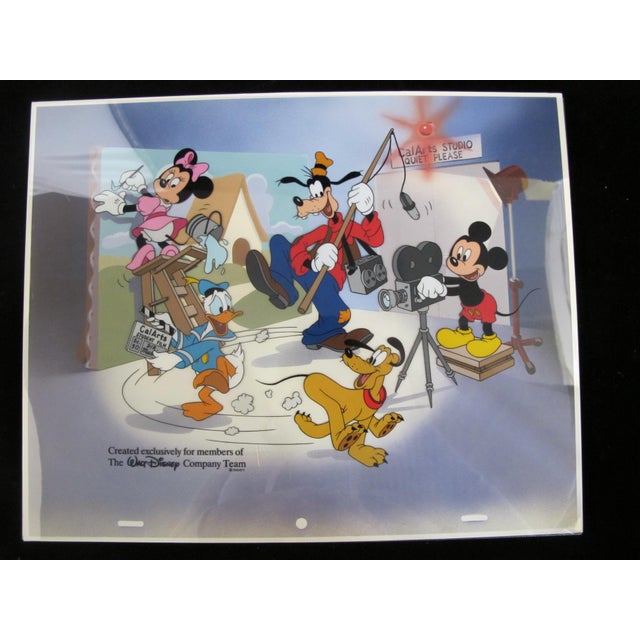 Walt Disney Team Exclusive Mickey & Friends Cal Arts Studio Animation Cel For Sale - Image 4 of 5