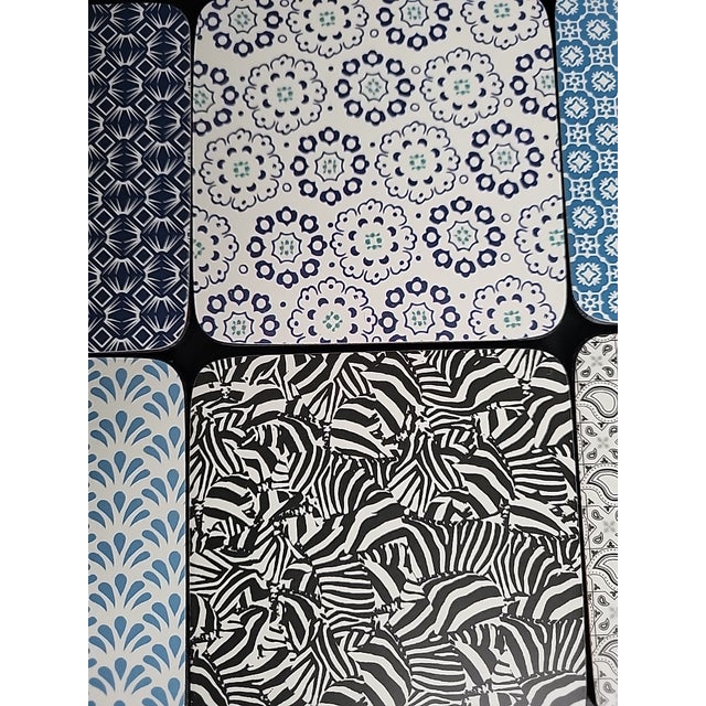 Ted Baker Portmeirion Square Decorative Coasters with box - 6pcs For Sale In San Francisco - Image 6 of 7