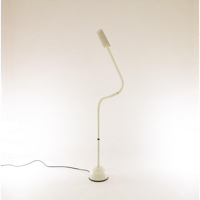 Metal White Stringa Table Lamp by Hans Ansems for Luxo Italiana, 1980s For Sale - Image 7 of 10